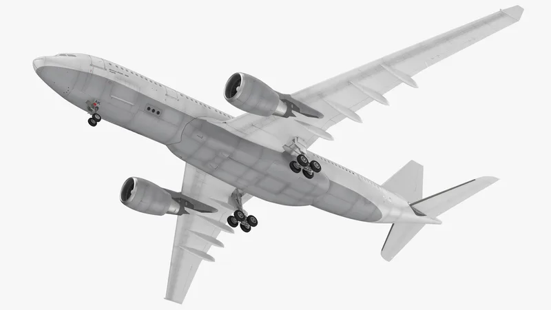 Jet Airliner Airbus A330-200 Generic 3D model preview