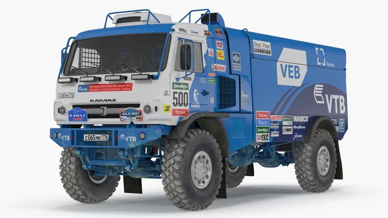 KAMAZ Dakar Racing Truck 4326 VK 3D model preview