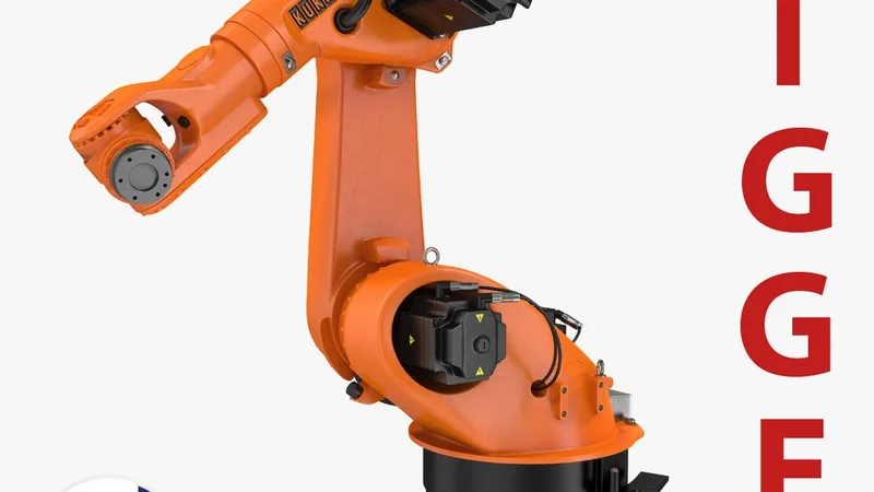 Kuka Robot KR 30-3 Rigged for C4D 3D model preview