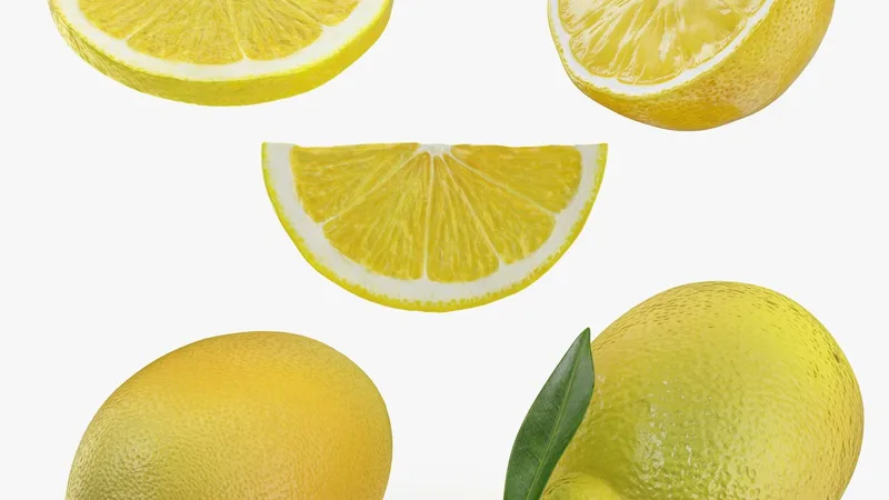Lemon Collection 2 3D model preview