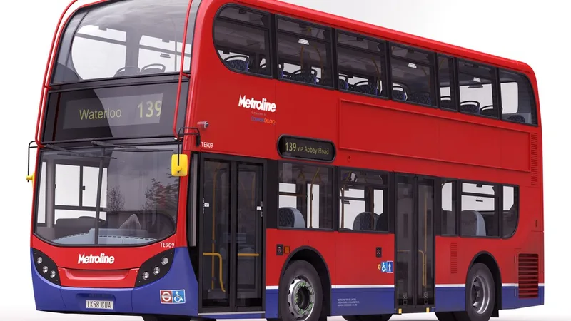 London Bus Enviro400 3D model preview
