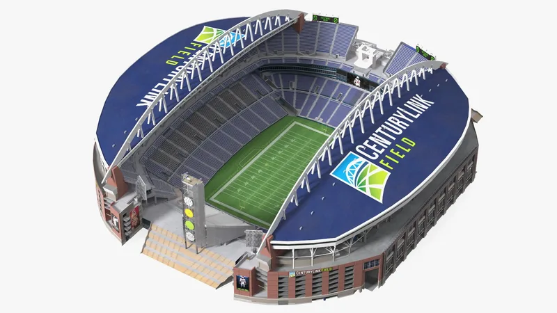 Lumen Field Multi Purpose Stadium 3D model preview