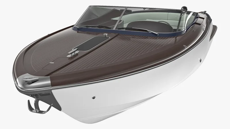 Luxury Speed Boat 3D model preview