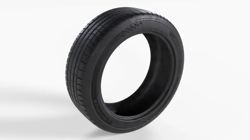 Michelin Pilot Sport5 Car Tire 3D model preview