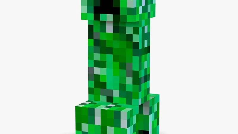 Minecraft Creeper 3D model preview