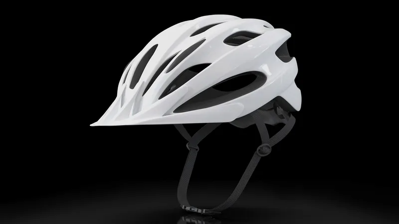 Modern Bicycle Helmet Generic 3D model preview