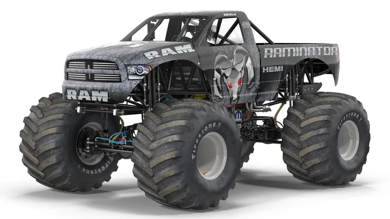 Monster Truck Raminator 3D model preview