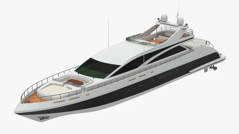 Motor Yacht 2 3D model preview