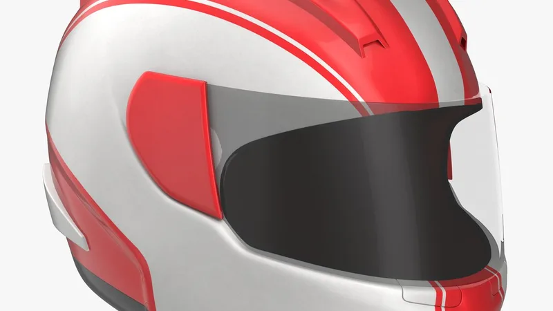 Motorcycle Helmet Generic 3D model preview