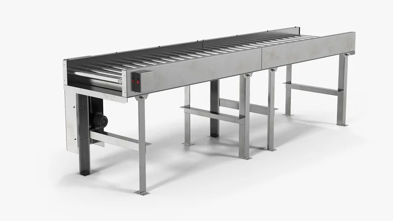 Motorised Conveyor Belt 3D model preview