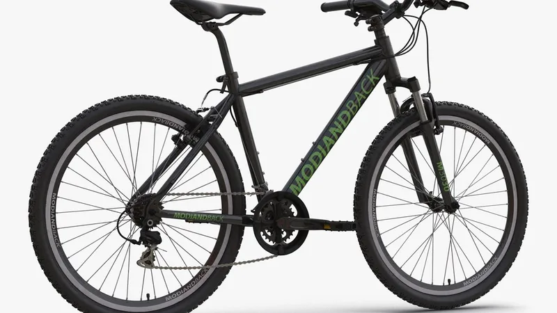 Mountain Bike Black 3D model preview