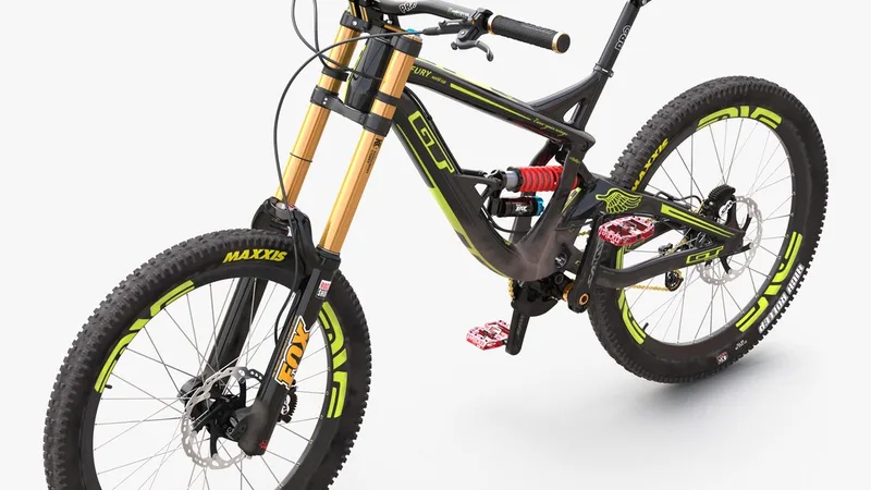 Mountain Bike GT Fury 3D model preview