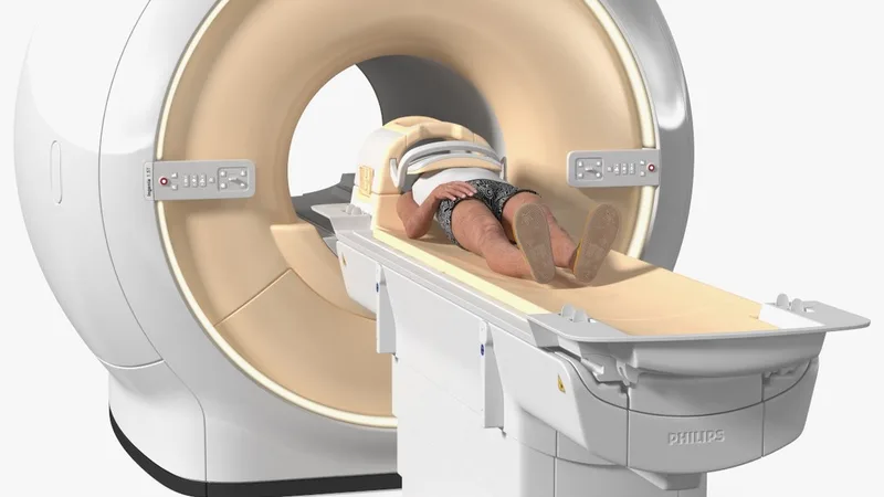 MRI Scanner Philips with Patient 3D model preview