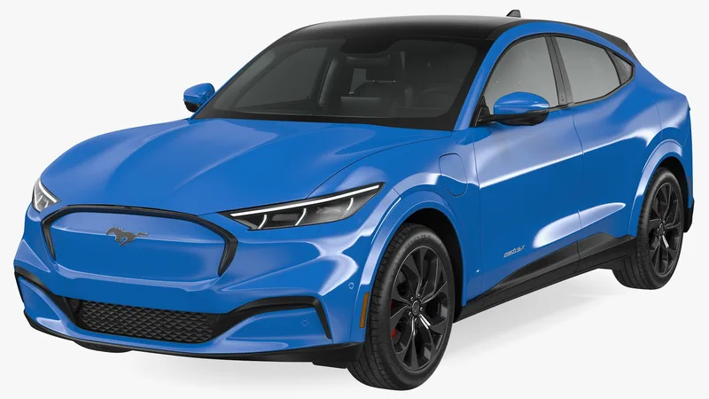 Mustang Mach-E 2021 3D model preview