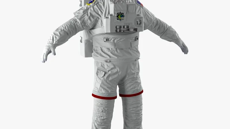 NASA Space Suit Extravehicular Mobility Unit 2 3D model preview