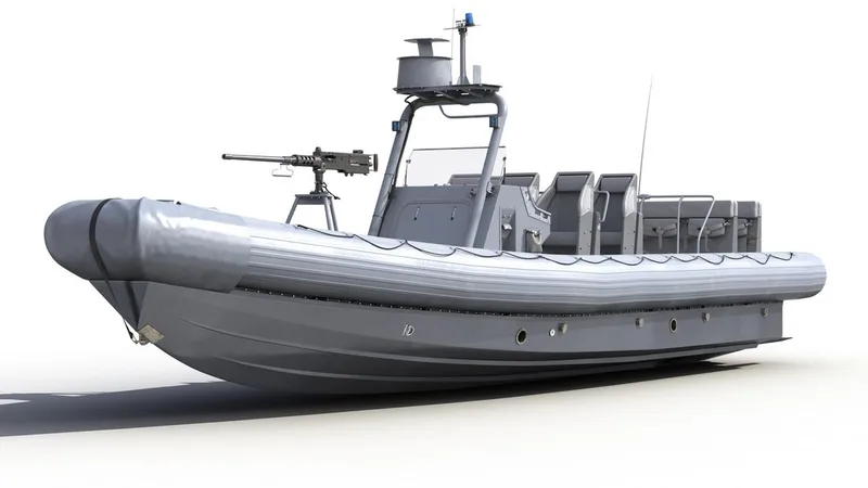 Naval Special Warfare Rigid Hull Inflatable Boat RHIB 2 3D model preview