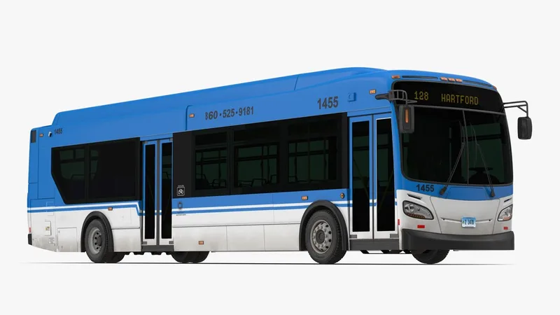 New Flyer Xcelsior XD40 Bus 3D model preview