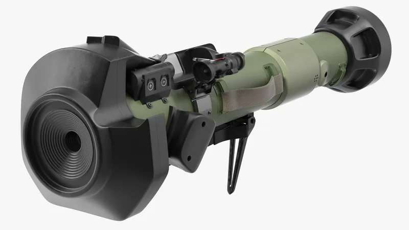 NLAW Rocket Launcher New 3D model preview