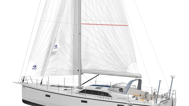 Offshore Sailing Yacht 2 3D model preview