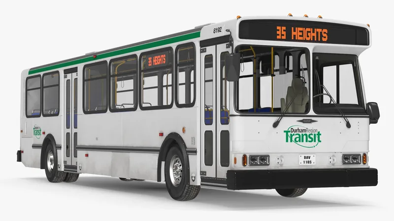 Orion V Transit Bus Durham Transit 3D model preview