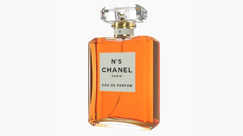 Parfum Chanel No 5 3D model preview