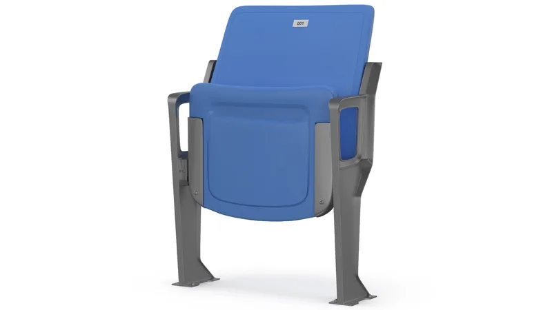 Plastic Stadium Seat 3D model preview