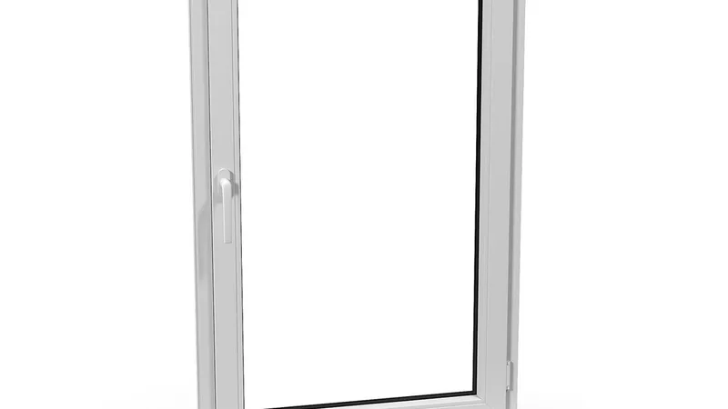 Plastic Window 3D model preview