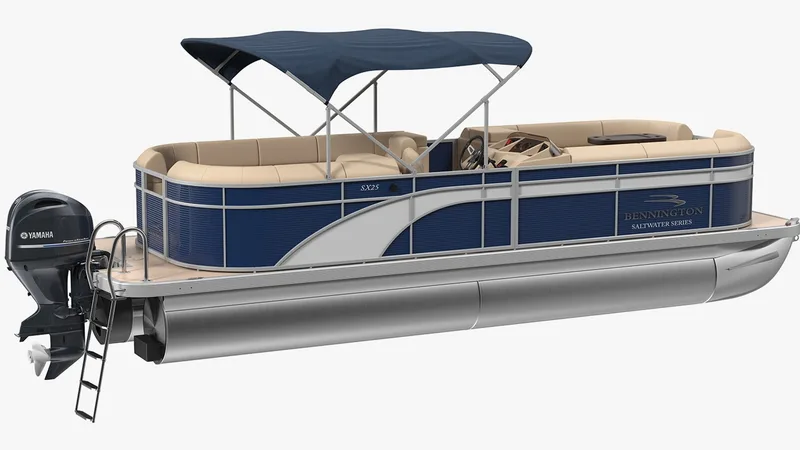 Pontoon Boat Bennington SX25 3D model preview