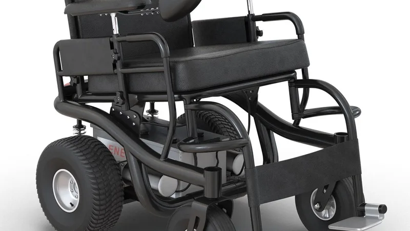 Powered Wheelchair 3D model preview