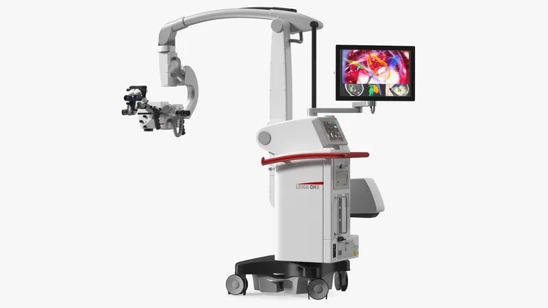 Precision Surgical Microscope Leica M530 OHX 3D model preview