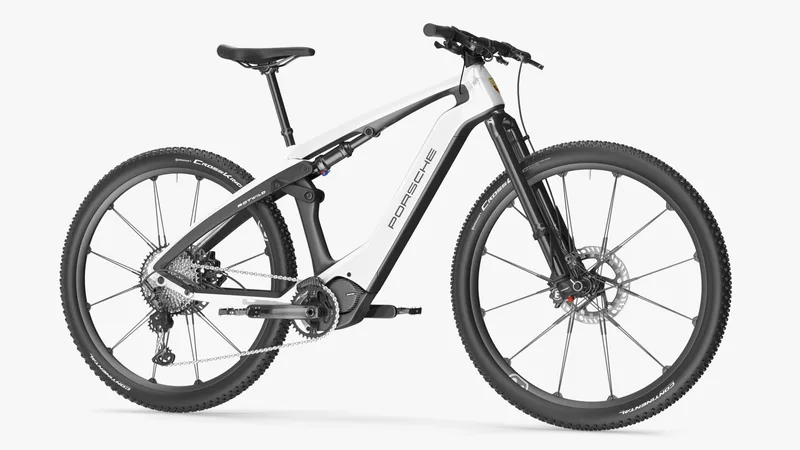 Prohobits Porsche eBike - Porsche eBike Cross White 3D model preview