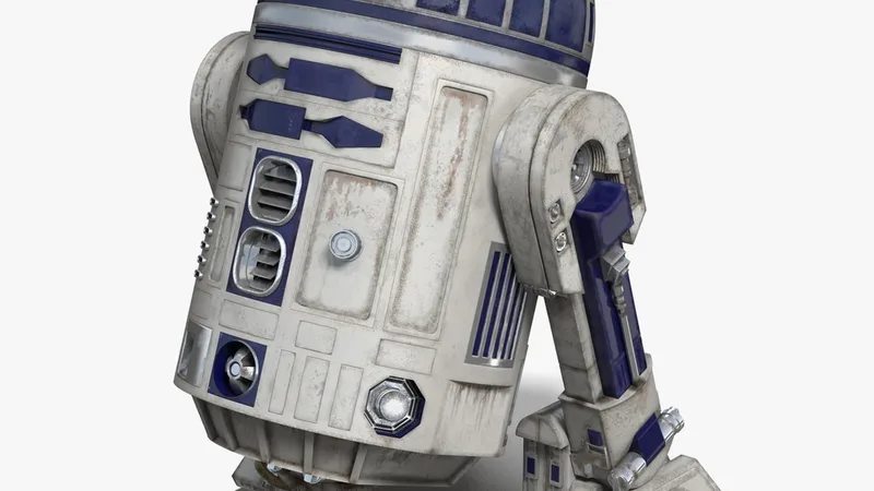 R2 D2 3D Model 3D model preview