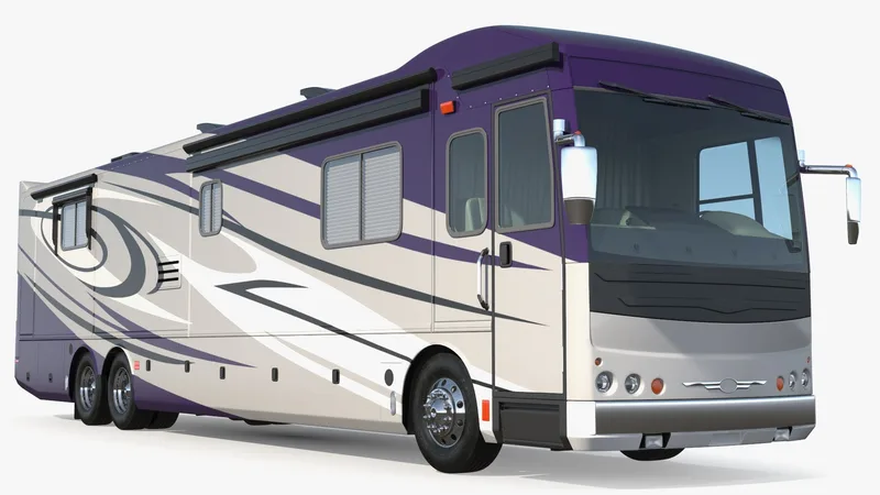 Recreation Vehicle Generic Simple Interior 3D model preview