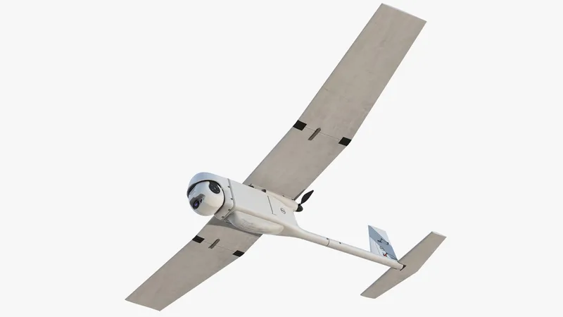 Remote Controlled UAV RQ-11B Raven 3D model preview