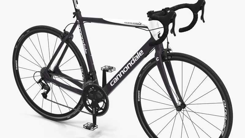 Road Bike Cannondale 3D model preview