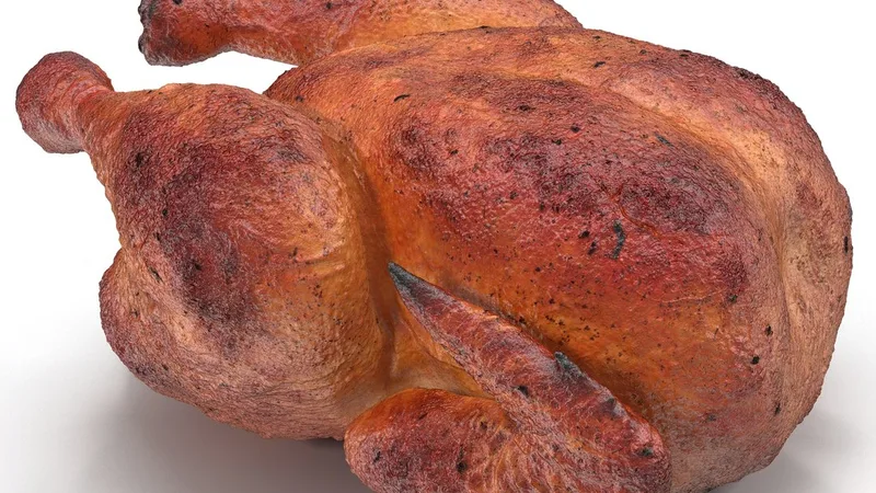Roasted Turkey 3D Model 3D model preview