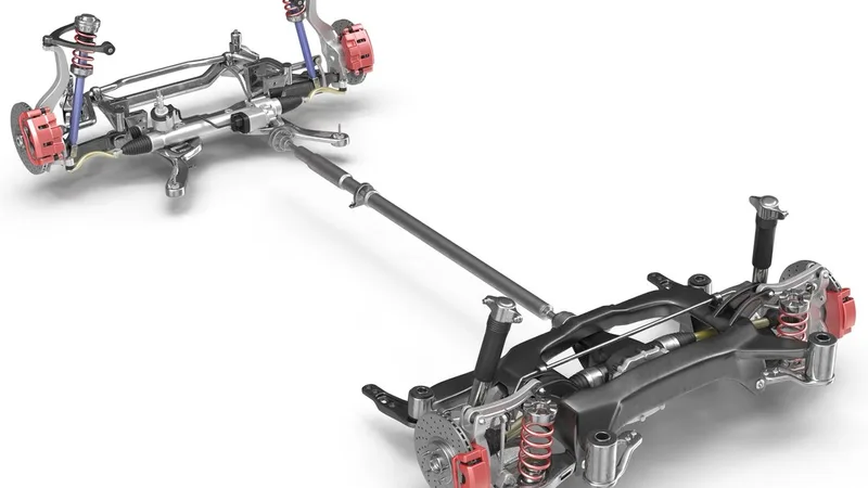 Sedan Chassis 2 3D model preview