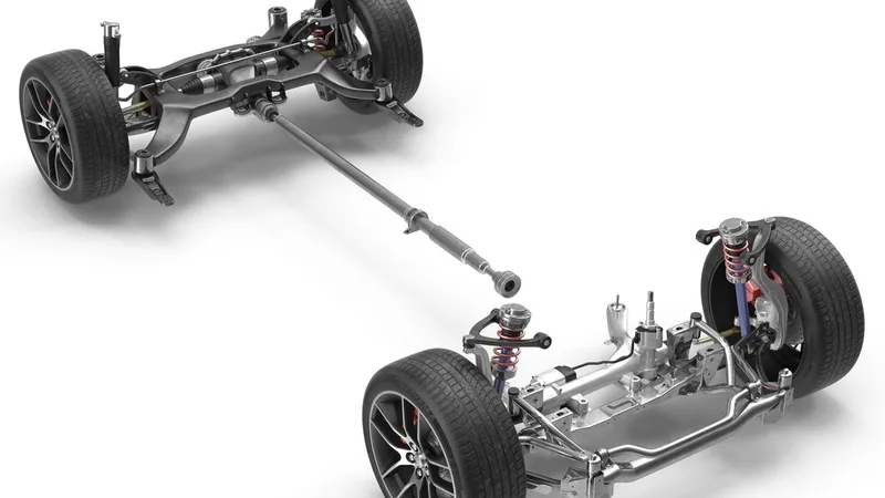 Sedan Chassis 3D model preview