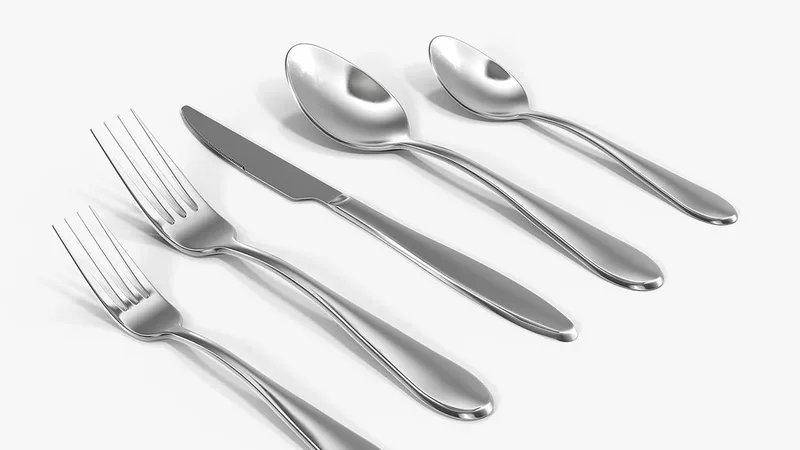 Silverware Set 3D model preview