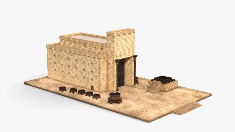 Solomons Temple 3D model preview