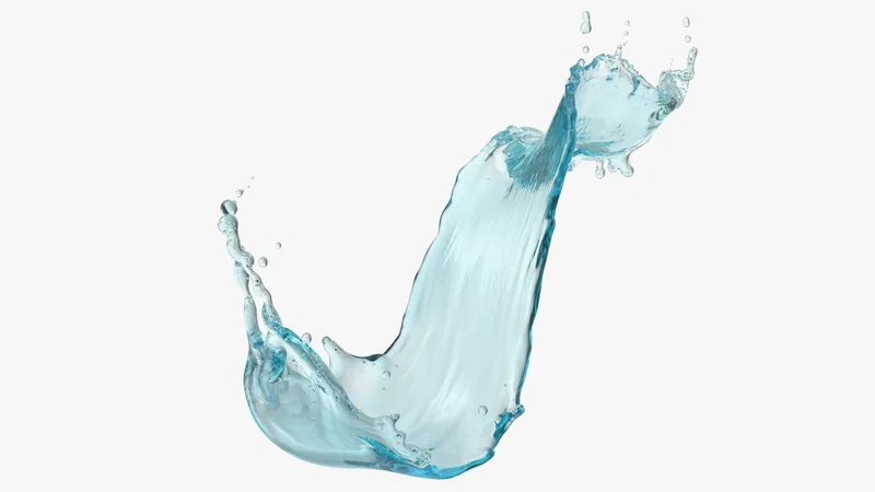 Splashed Out Liquid 3D model preview