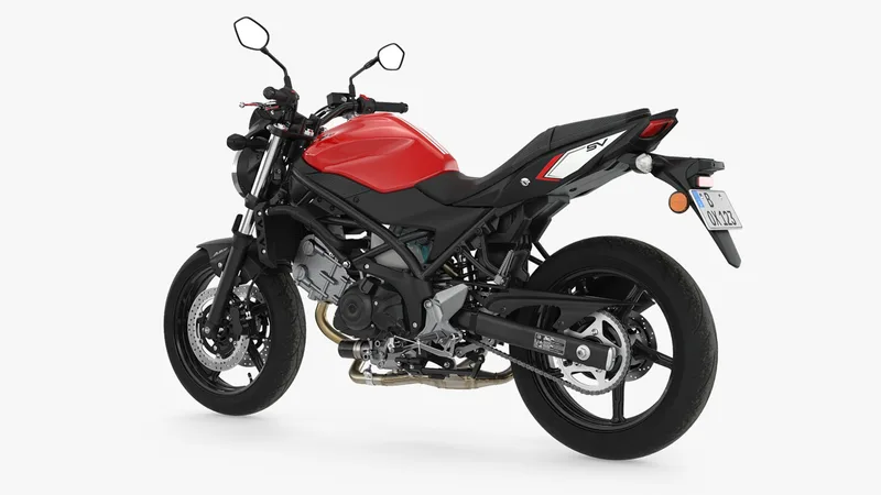 Sport Bike Suzuki SV650 2016 3D model preview