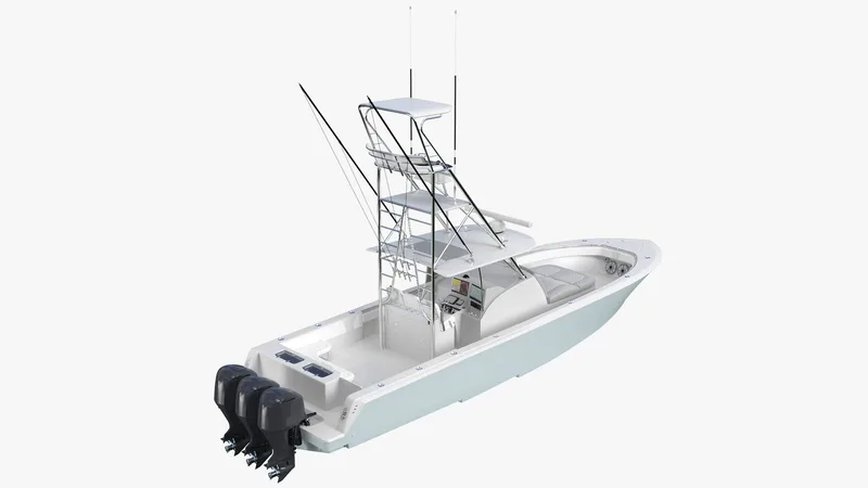 Sport Fishing Boat Generic 3D model preview