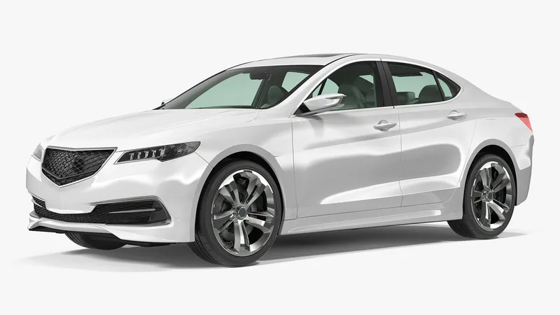 Sport Sedan Generic 3D model preview