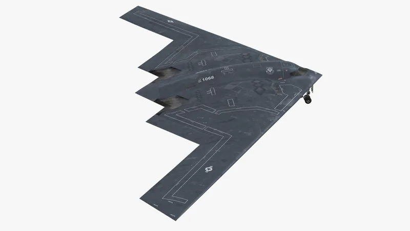 Stealth Bomber B-2 Spirit 3D model preview