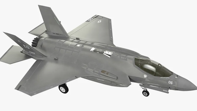 Stealth Multirole Fighter F-35 Lightning II 3D model preview