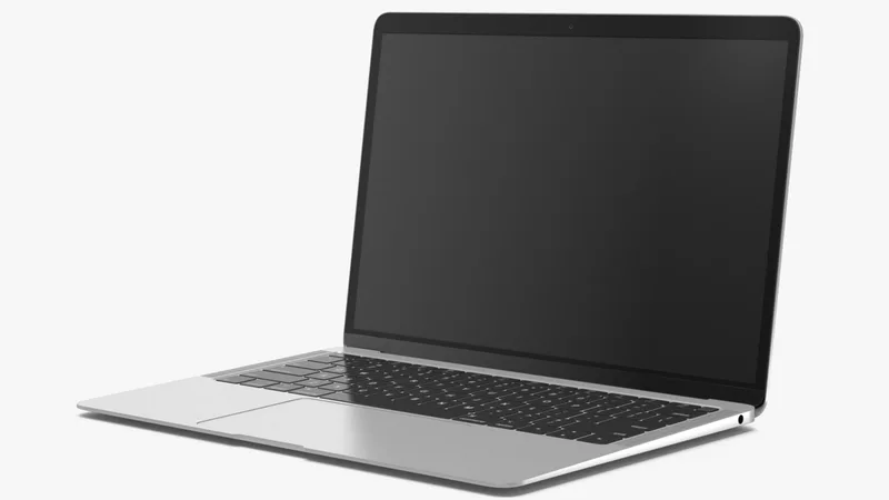 Subnotebook Silver 3D model preview