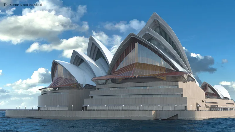 Sydney Opera House Performing Arts Centre 3D model preview