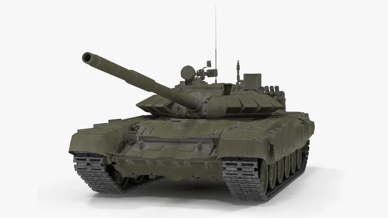 T-72B3 Soviet Main Battle Tank 3D model preview