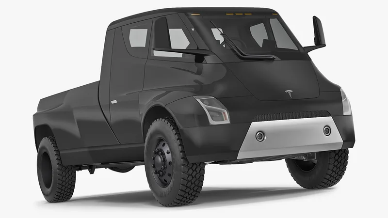 Tesla Pickup Electric Concept 3D model preview